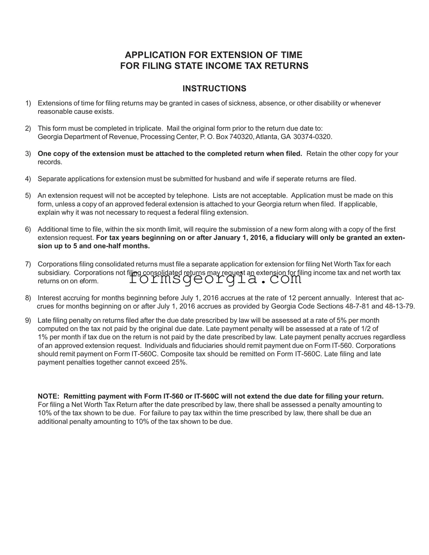 Fill a Valid Georgia It 303 Template